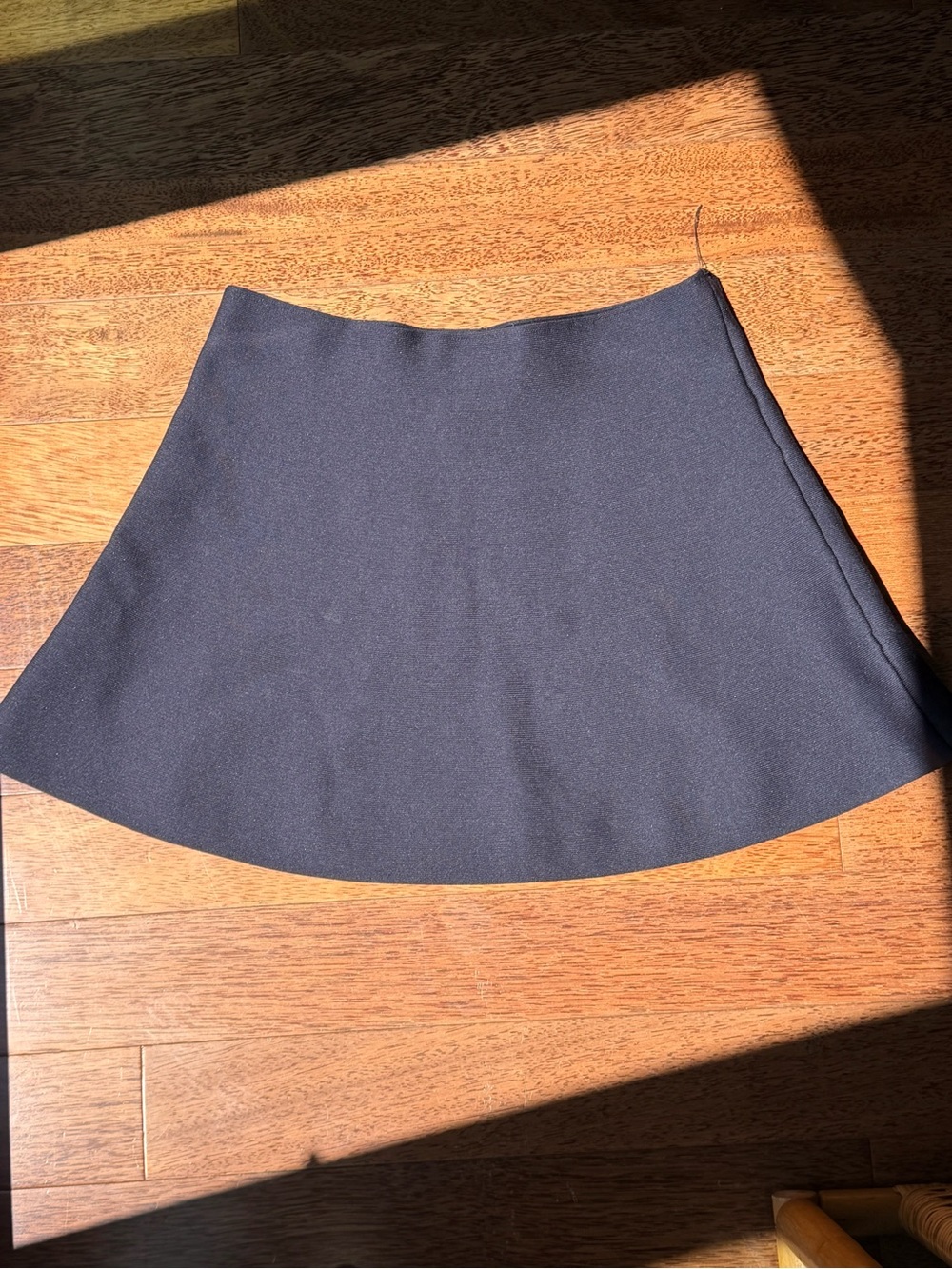 Zara Navy Circle Skater Mini Skirt - Picture 2 of 3